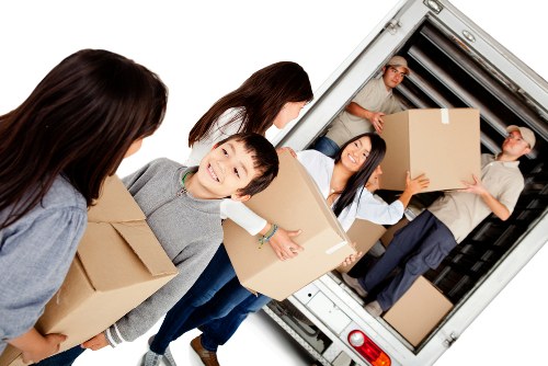 Moving truck for home relocation in Brockley