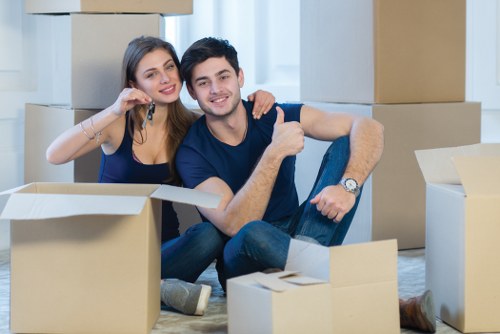Removals team planning a local move in Brockley