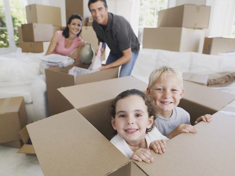 Removal van and moving equipment for a Brockley home move
