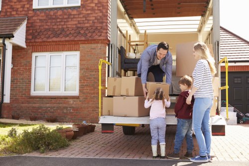 Man with a van service helping with a move in Brockley