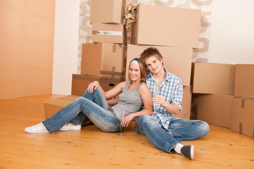 House removals in Brockley with organised packing and moving boxes