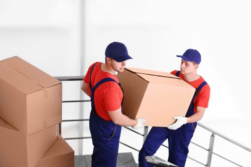 Team assessing a moving service issue