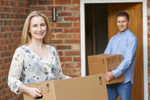 Moving boxes from a Brockley flat with van space planning