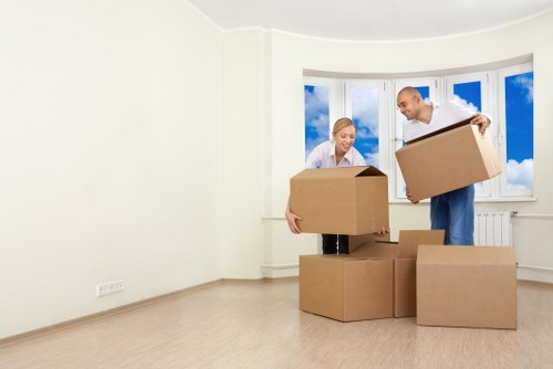 Organised storage space in Brockley for furniture and boxes