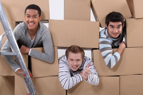 Business relocation logistics for commercial moves in Brockley