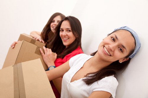 Careful packing and loading for a Brockley removal service