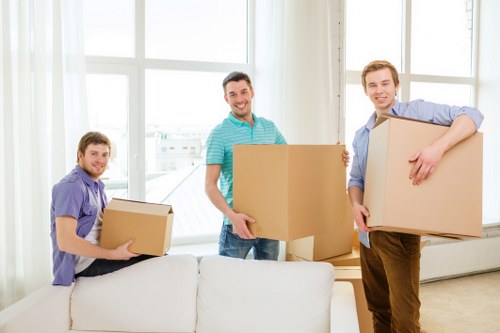 Local removals van supporting a Brockley house move