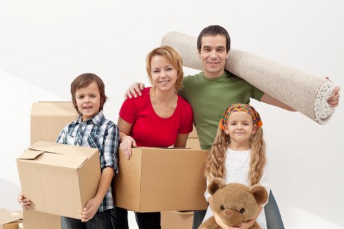 Careful packing and labelling for a Brockley flat move