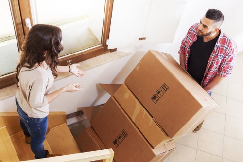 Staff training and careful lifting techniques for a house move